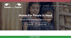 Desktop Screenshot of homeforahome.org